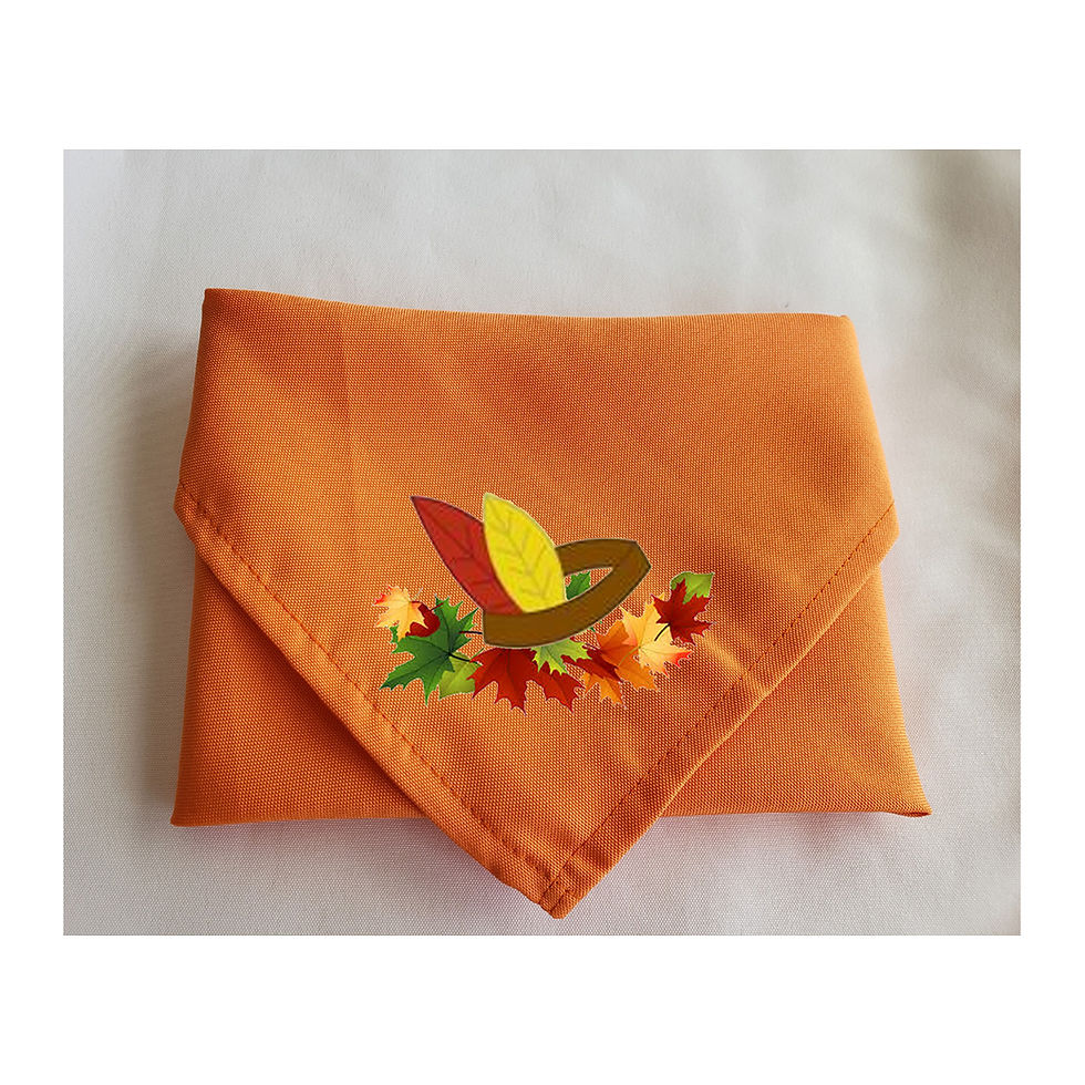 Thumbnail: Thanksgiving Orange Napkins Cute Designs