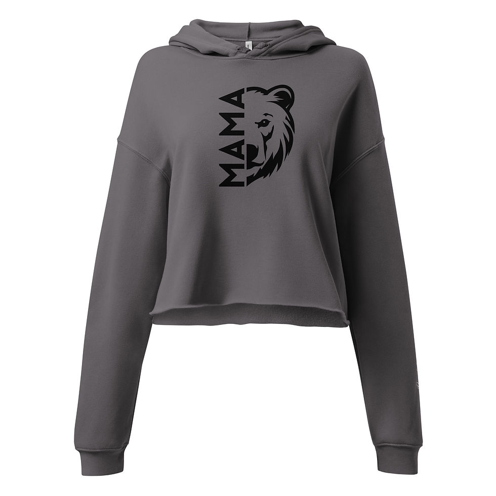 Thumbnail: MAMA Bear Crop Hoodie