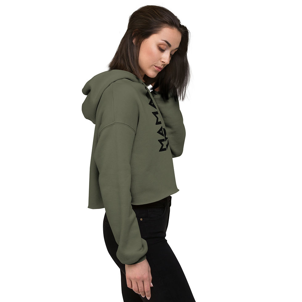 Thumbnail: MAMA Bear Crop Hoodie