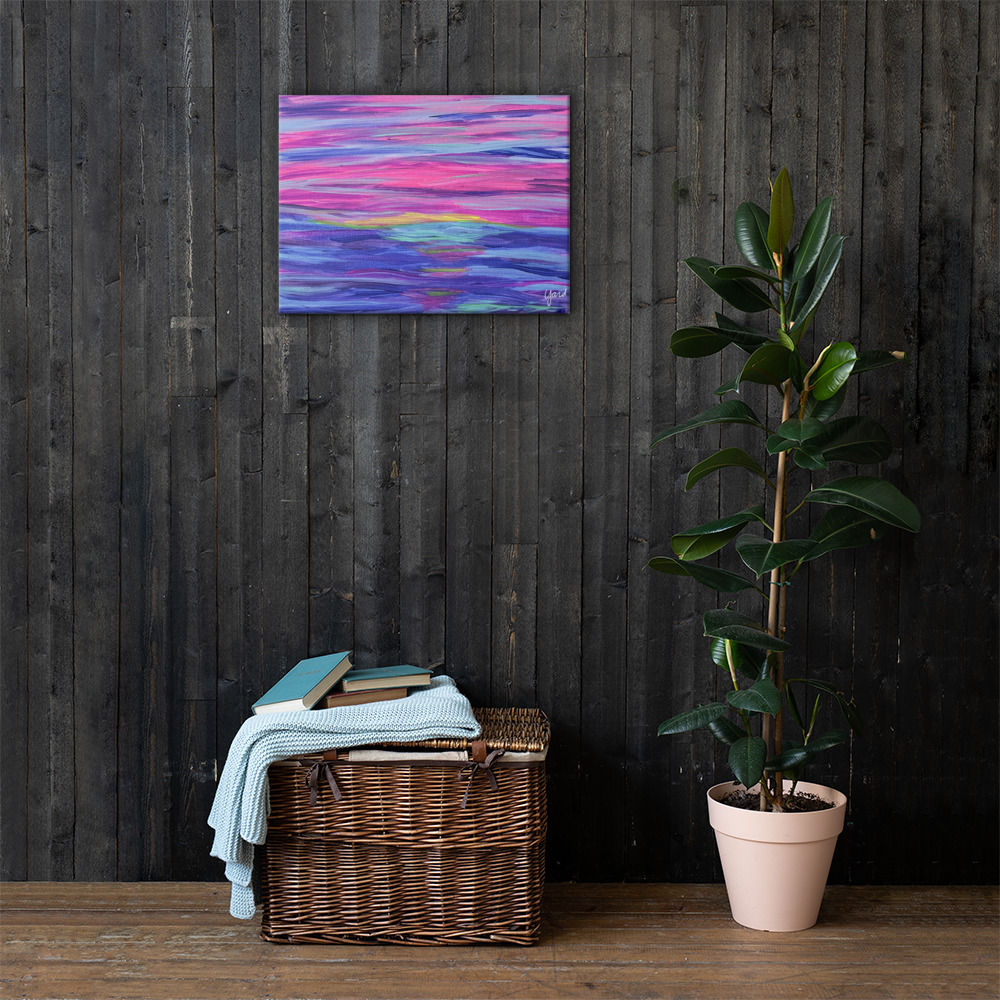 Bright Sea Canvas Print