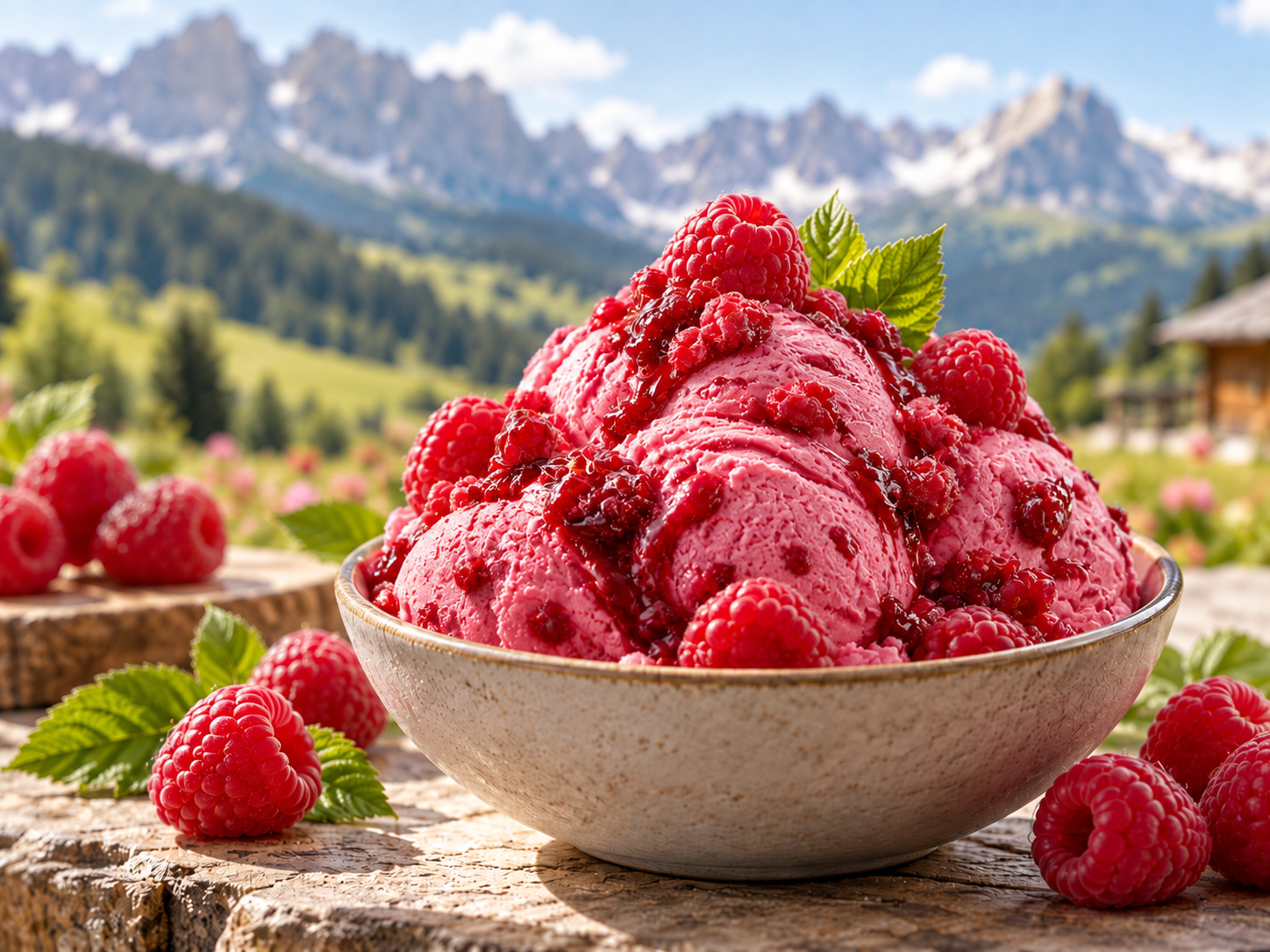 Pâte concentrée de Framboise Città Del Gelato en 3,5 KG