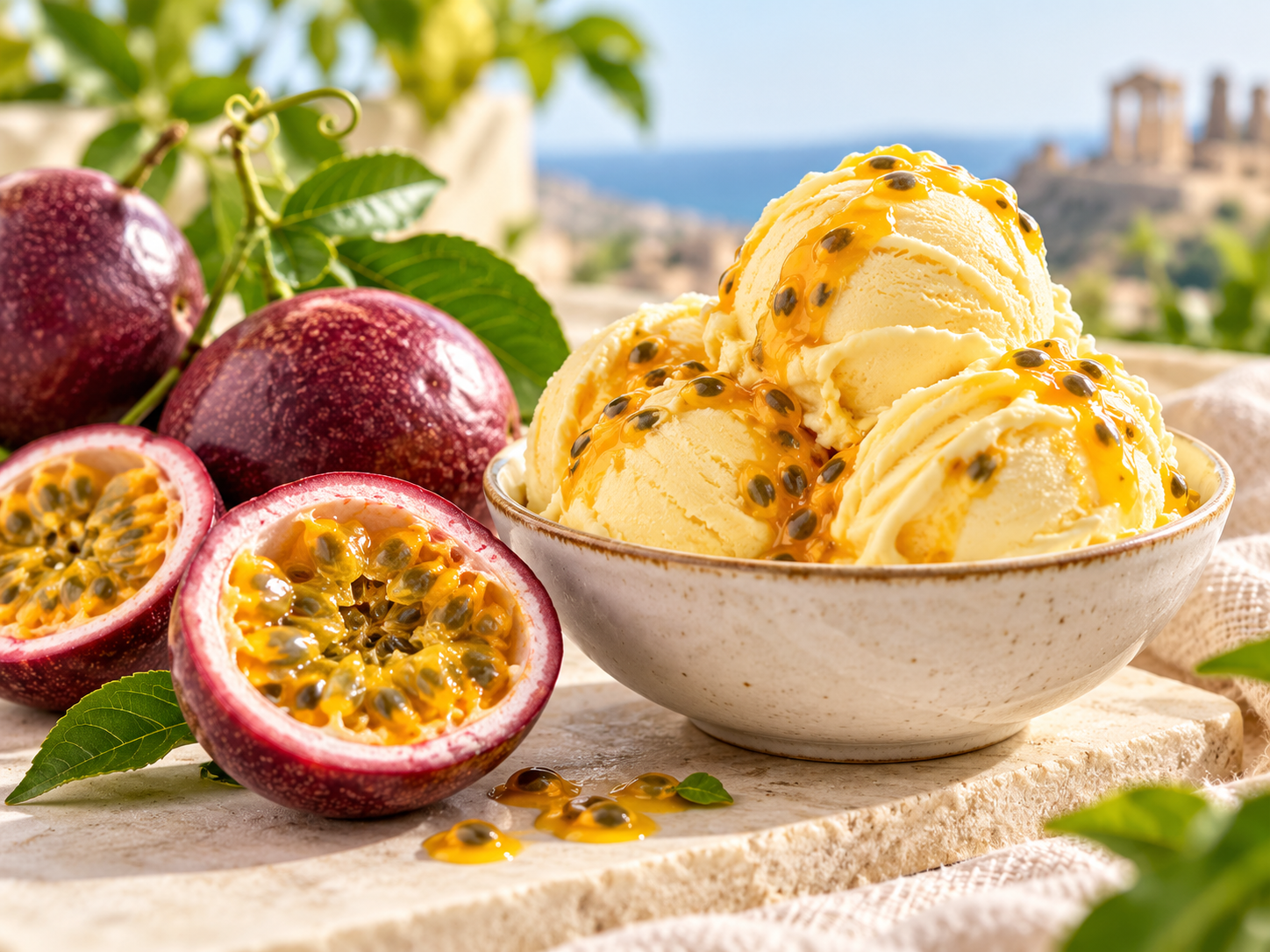 Pâte concentrée de Fruit de la passion avec grains Città Del Gelato en 3,5 KG