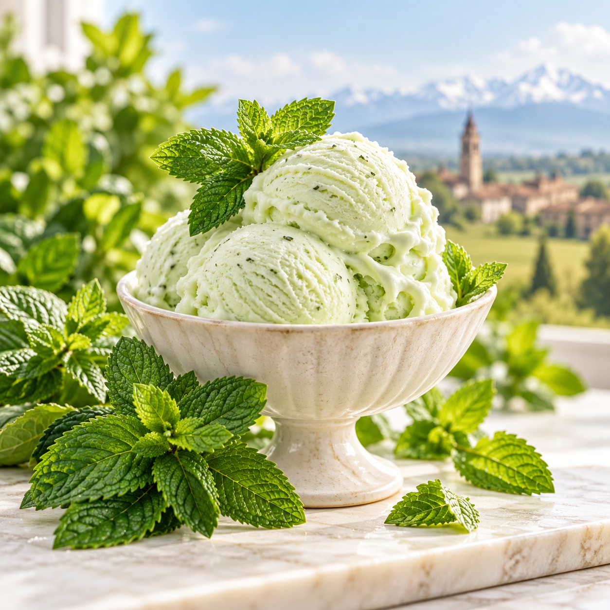 Pâte concentrée de Menthe verte Città Del Gelato en 3,5 KG