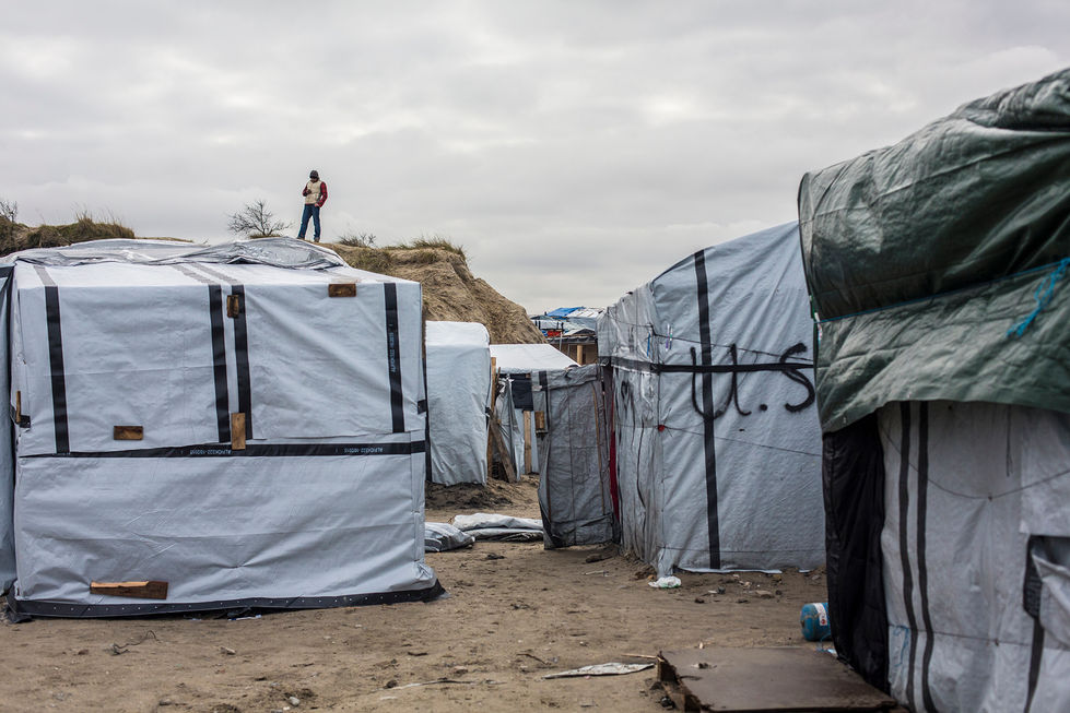 jungle de calais camp de réfugiés exilés