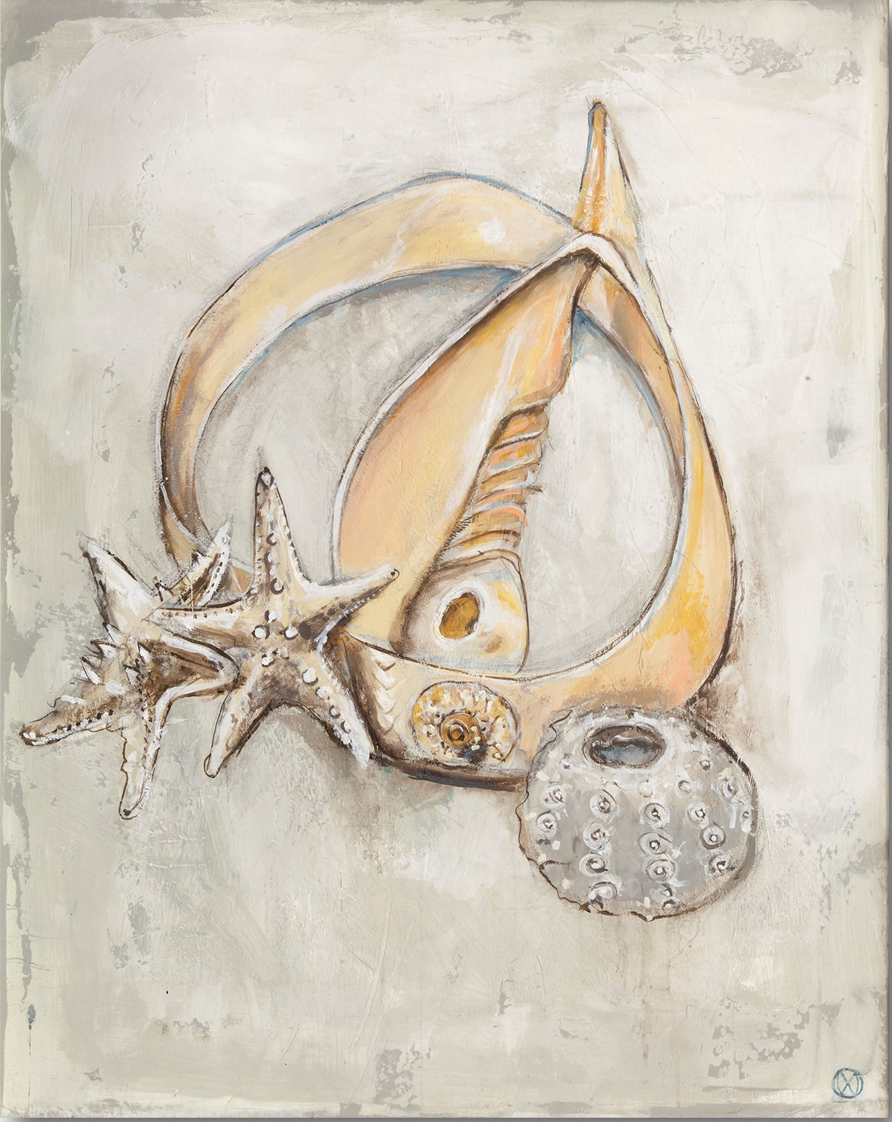 Sea Urchin and Starfish