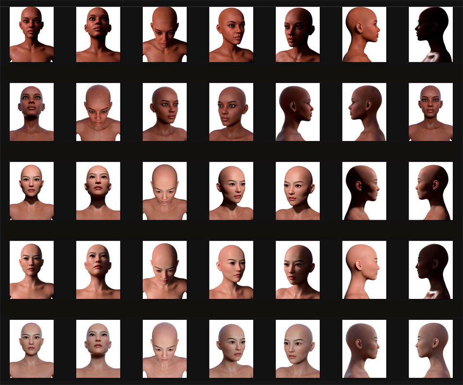 Thumbnail: The Female Portrait Reference Collection (Digital Download)