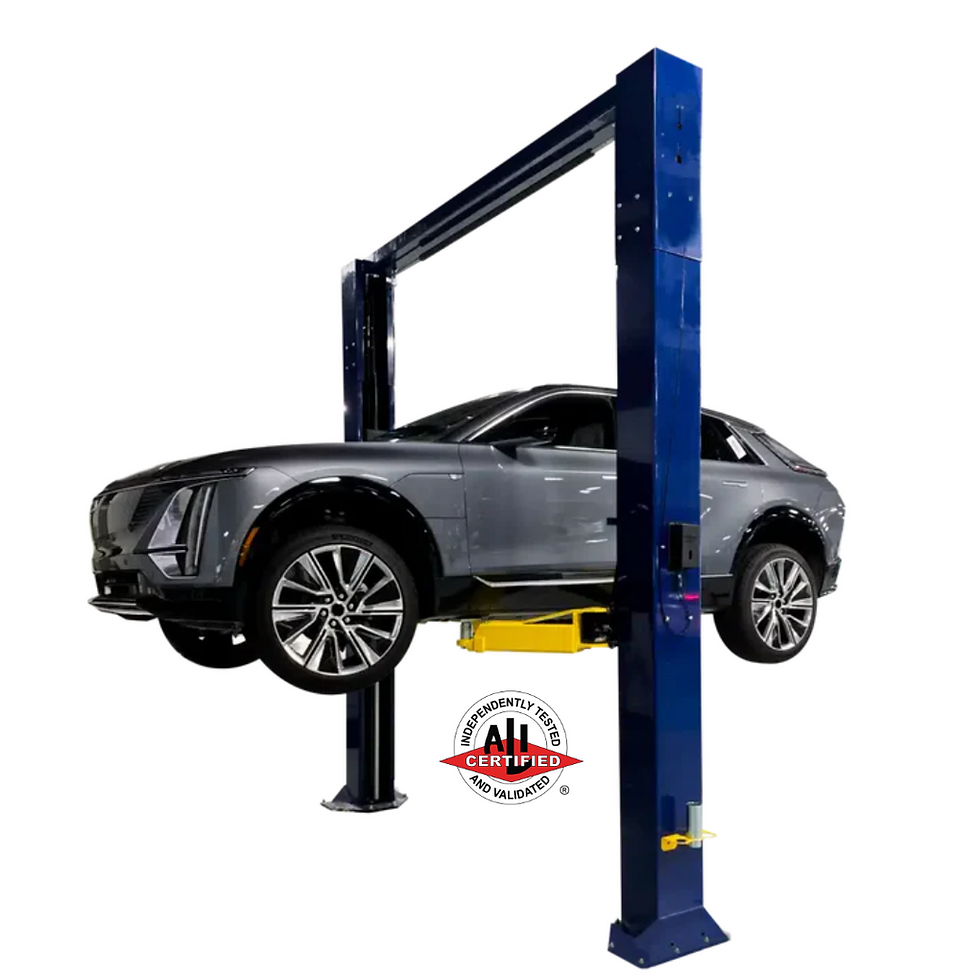 Challenger Lifts 12K Heavy Duty 2-Post Adjustable Car Lift w/ 1 ft Extensions Du