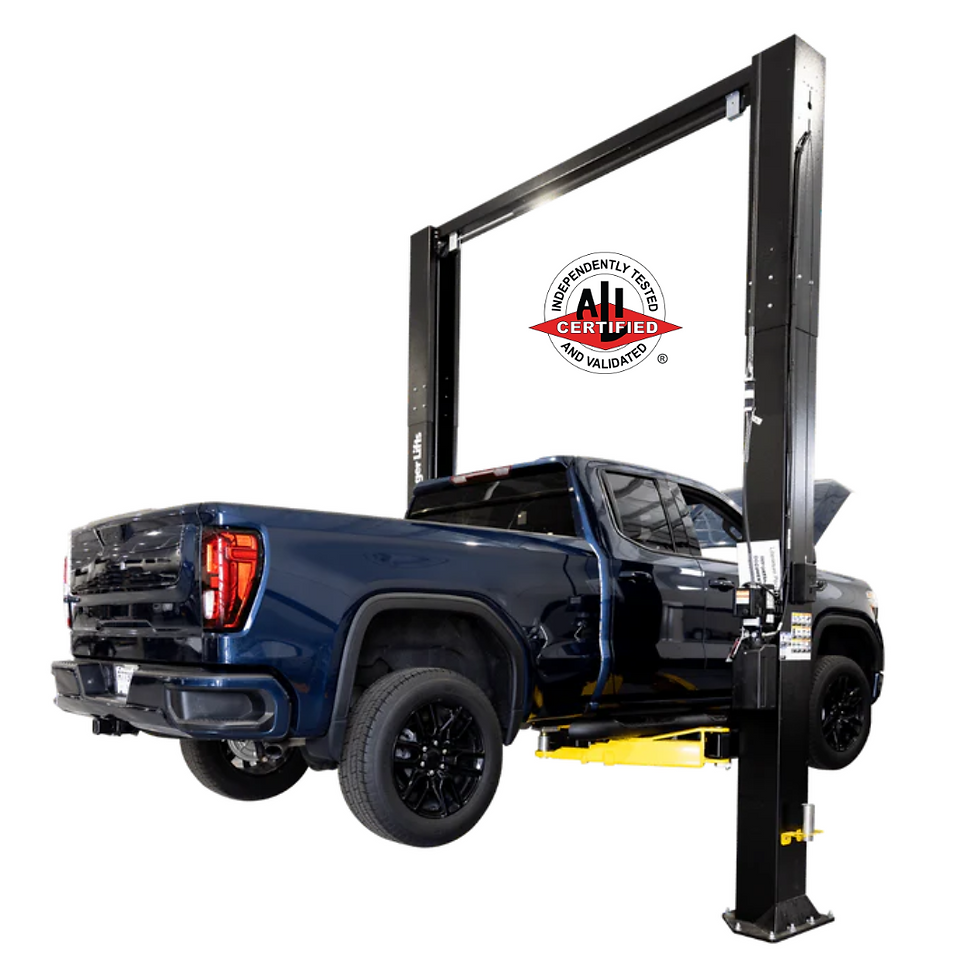 Thumbnail: Challenger Lifts 12K Heavy Duty 2-Post Adjustable Car Lift w/ 2ft Extension Dual