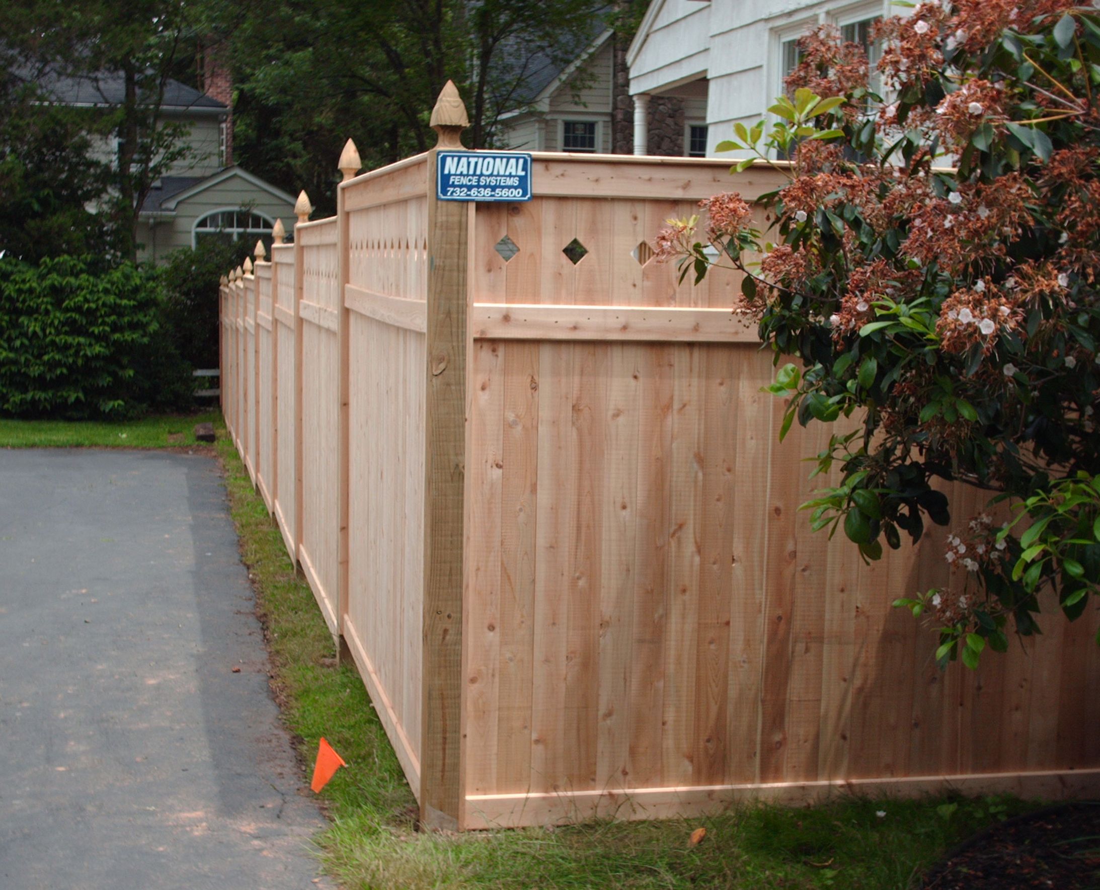 Tongue and Groove Wood Fence in NJ