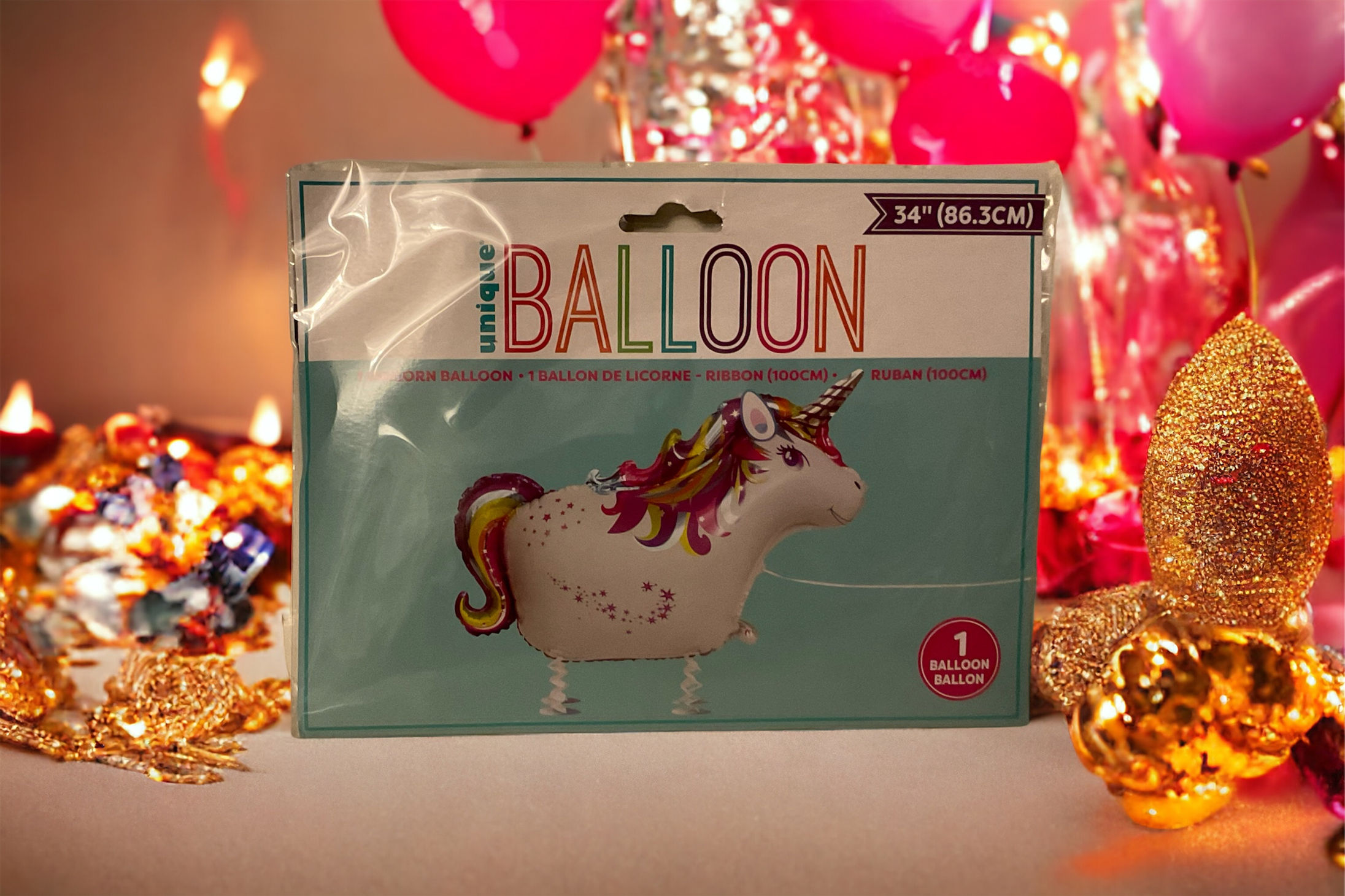 Unicorn Balloon - Helium Filled