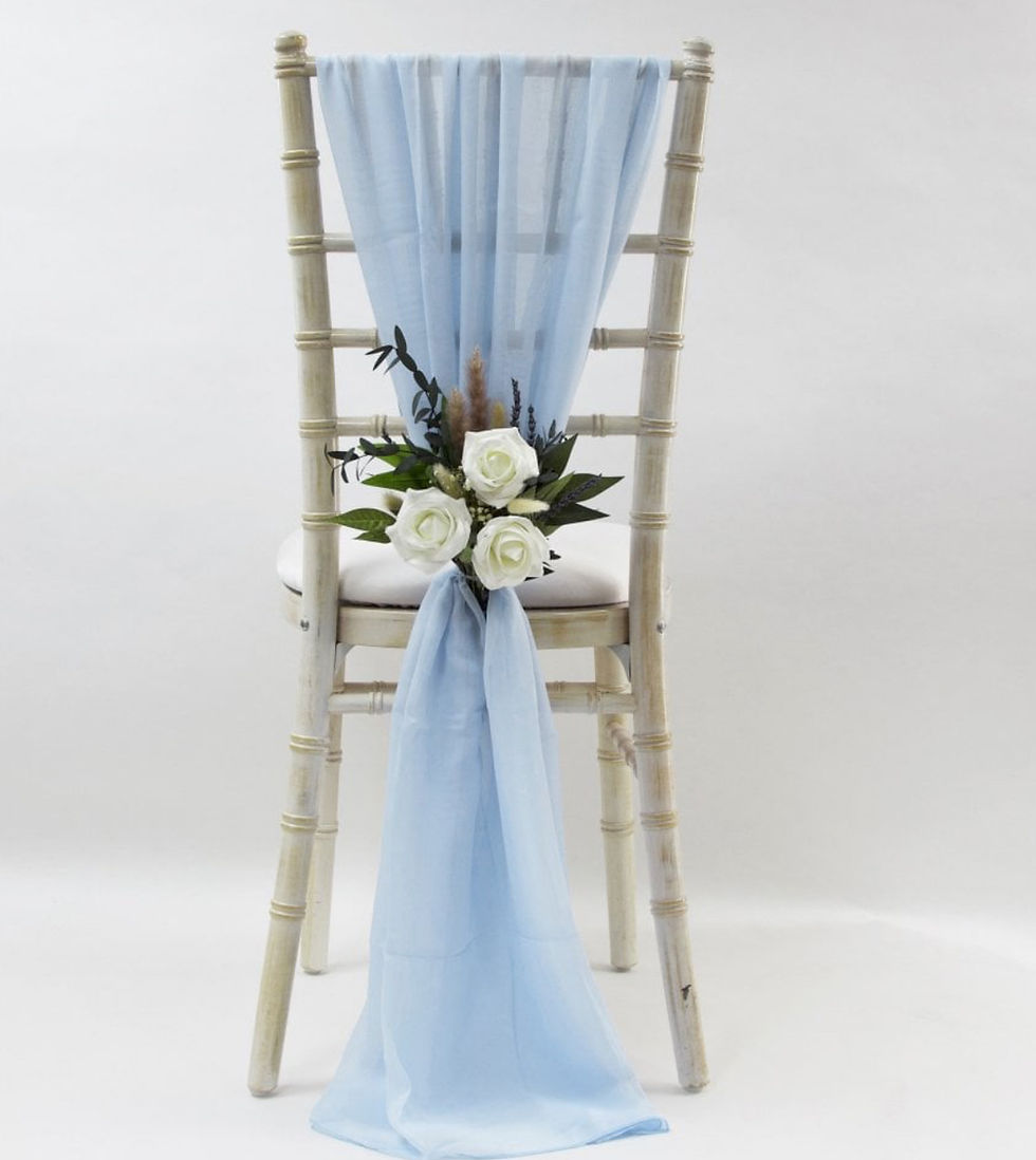 Light Blue Vertical Drops Weddings