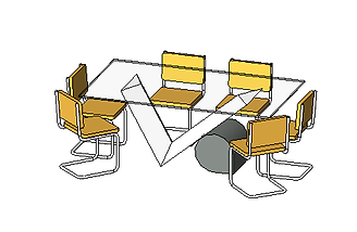Mesa de Cozinha 6 cadeiras Vidro.png