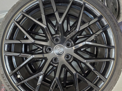 Repaired and repainted Rim - Wheel Repair in Calgary