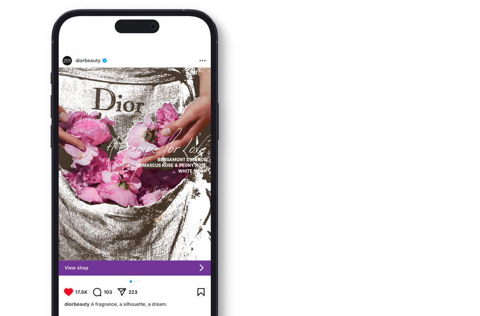 Blooming Bouquet Instagram Carousel Mockup