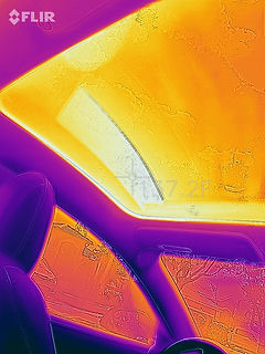 FLIR testing ceramic tint