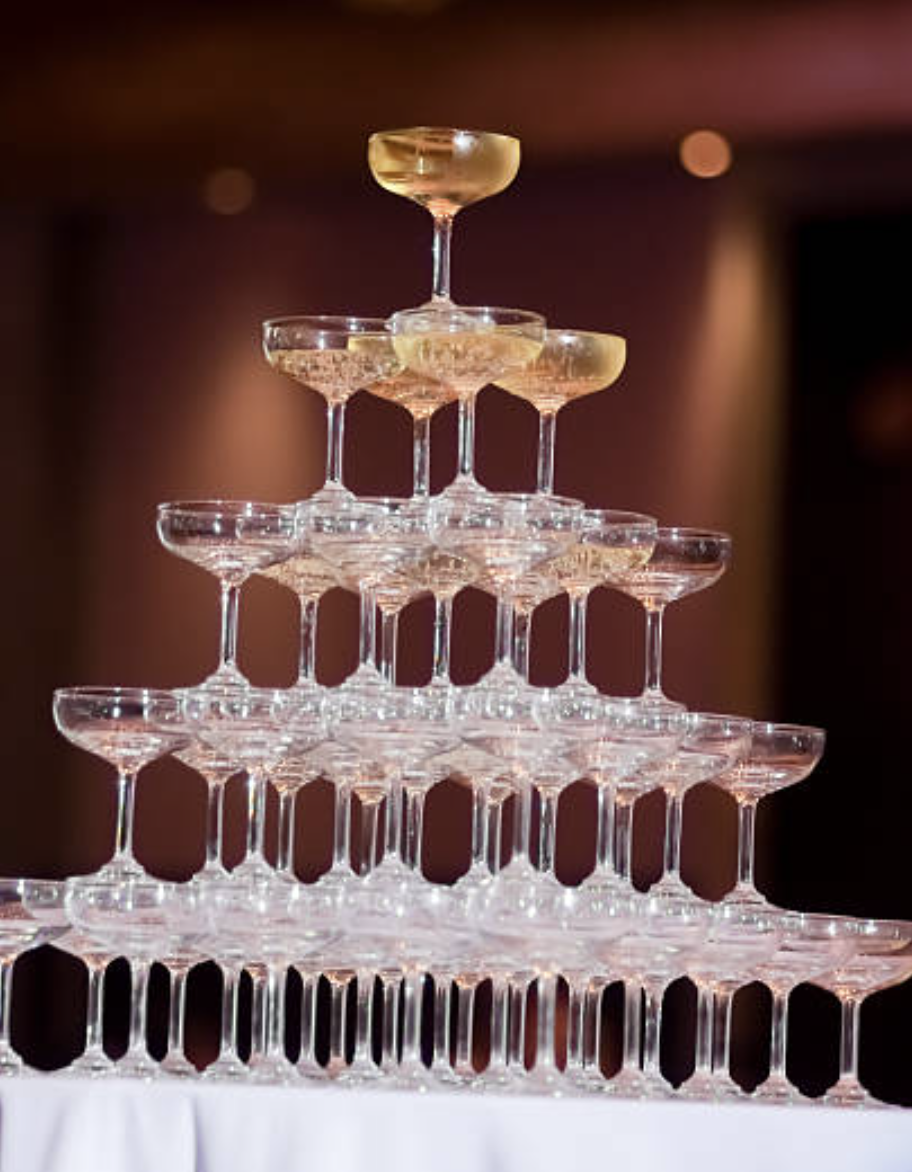 Champagne tower 2