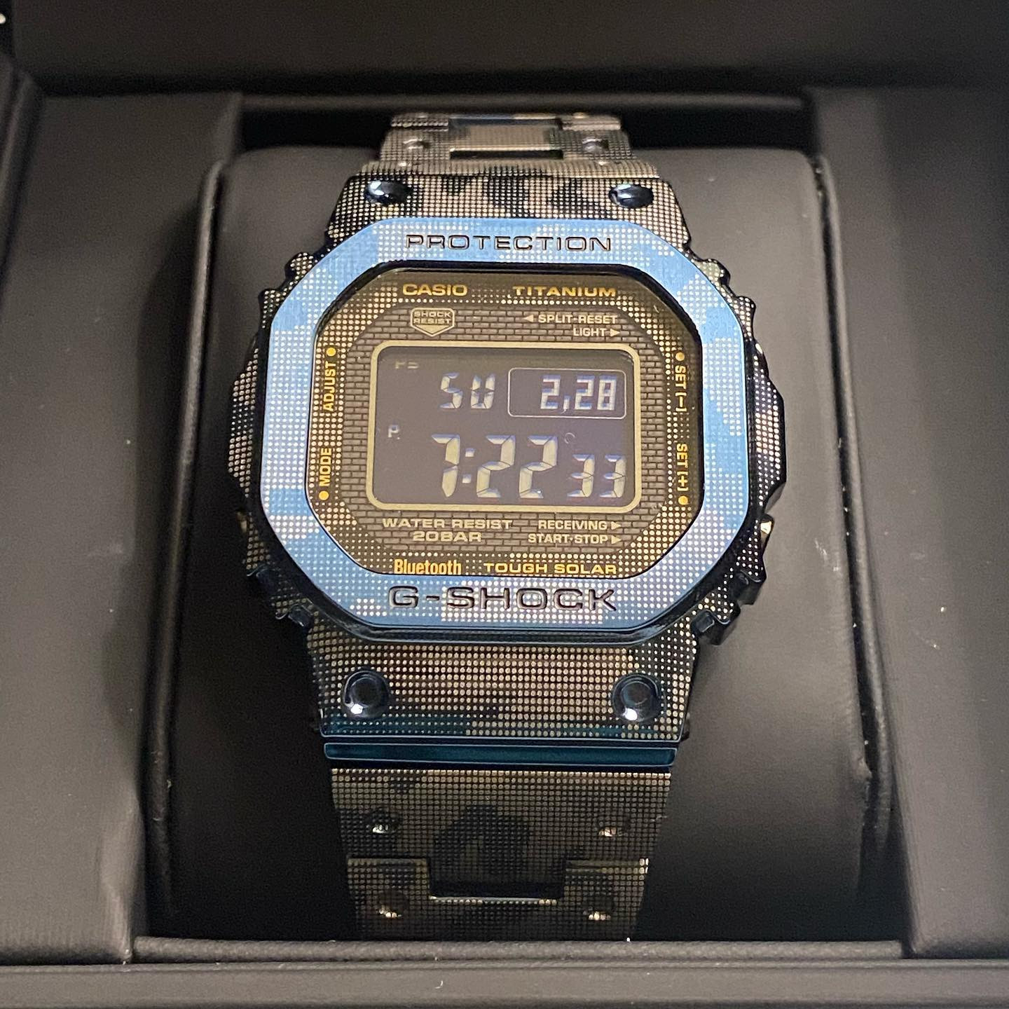 Casio G-Shock (Blue titanium)
