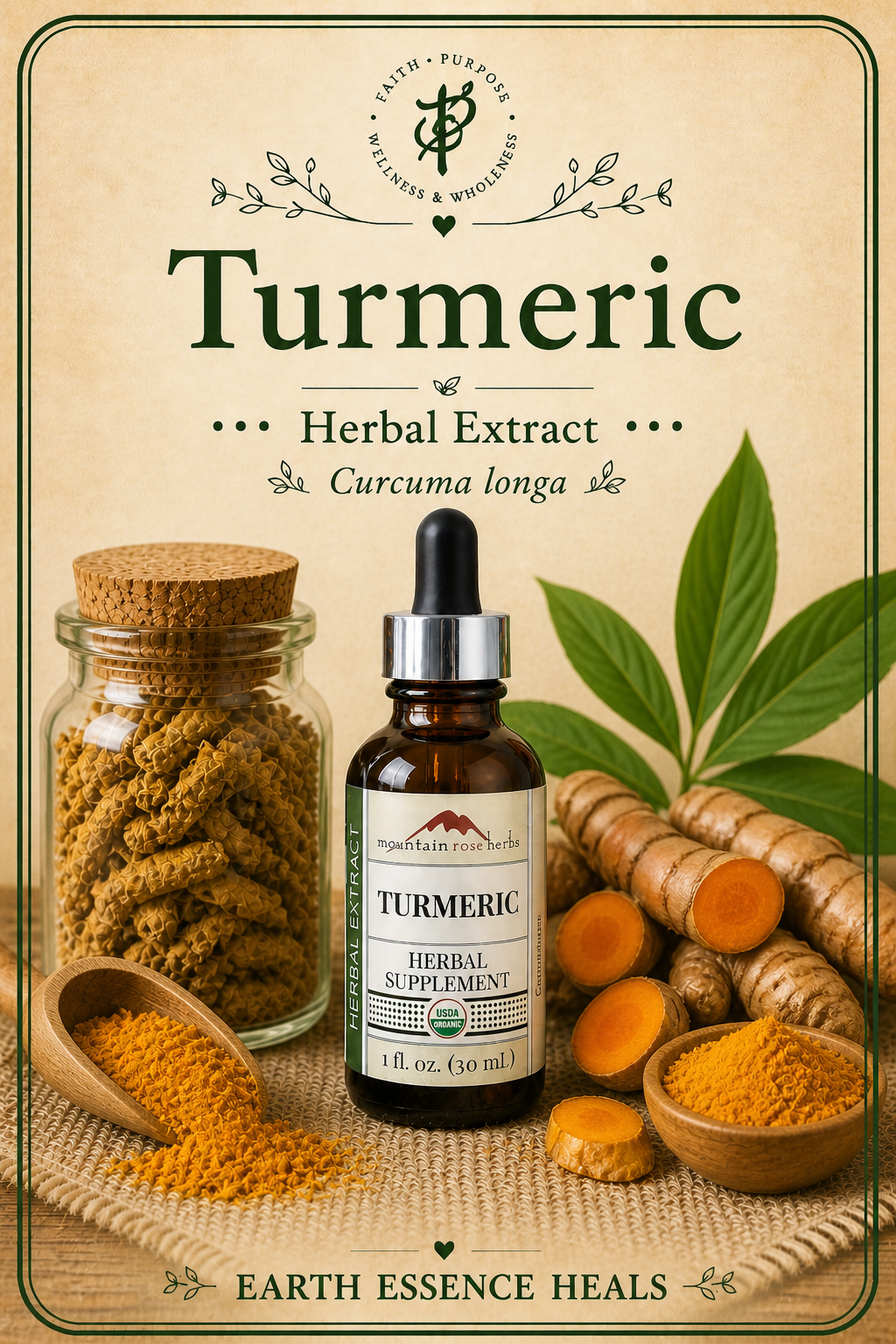 Turmeric Extract — Golden Support for Inflammation, Digestion, and Resilience