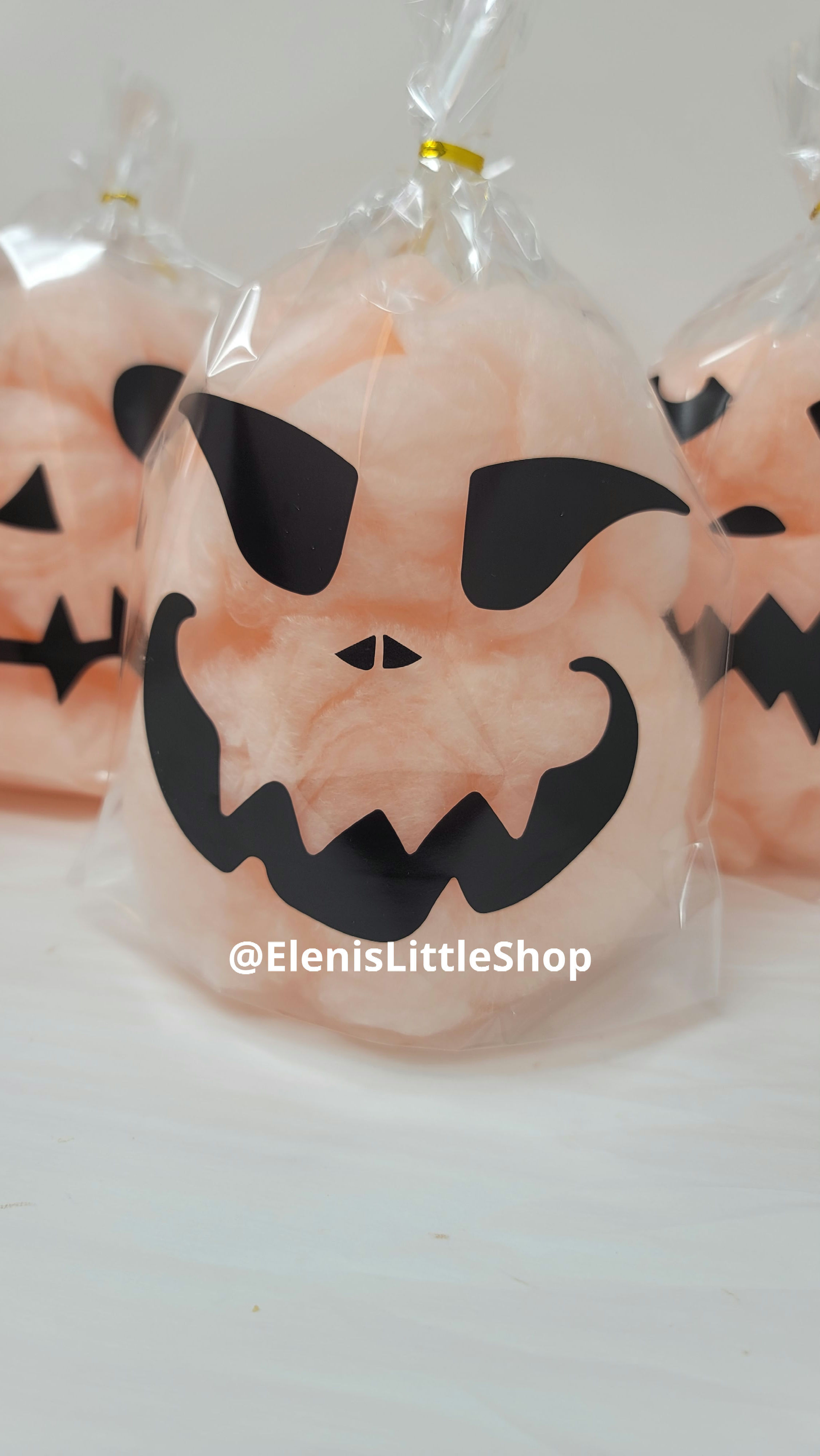 Jack 'o lantern cotton candy 