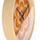 Thumbnail: Groovy retro wall clock with a swirling psychedelic flower design in warm orange and pink hues.