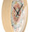 Thumbnail: Boho Wall Clock | Decorative wall clock featuring a colorful mandala pattern with a natural wood frame