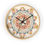 Thumbnail: Boho Wall Clock | Decorative wall clock featuring a colorful mandala pattern with a natural wood frame