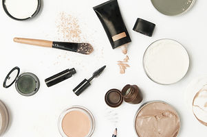 scatered makeup