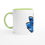 Thumbnail: Silly Max White 11oz Ceramic Mug with Color Inside
