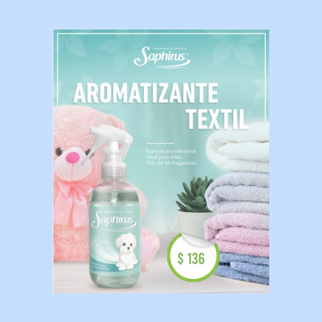 Aromatizantes Textiles Saphirus