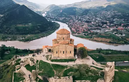 Pilgrimage tour to Jvari Monastery, Mtskheta, Georgia