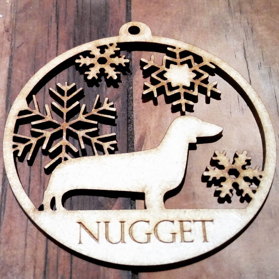 Thumbnail: Personalised Pet Christmas Ornaments