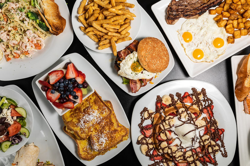 Arranged Food and Objects