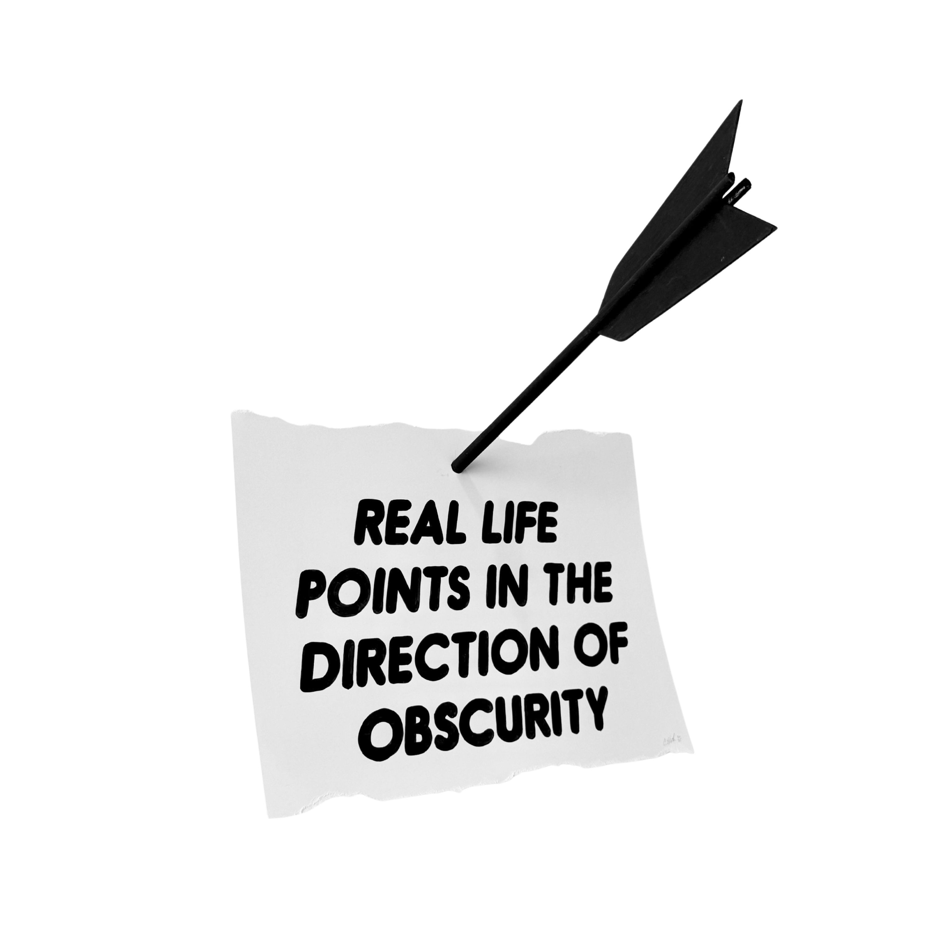 REAL LIFE POINTS IN THE DIRECTION...