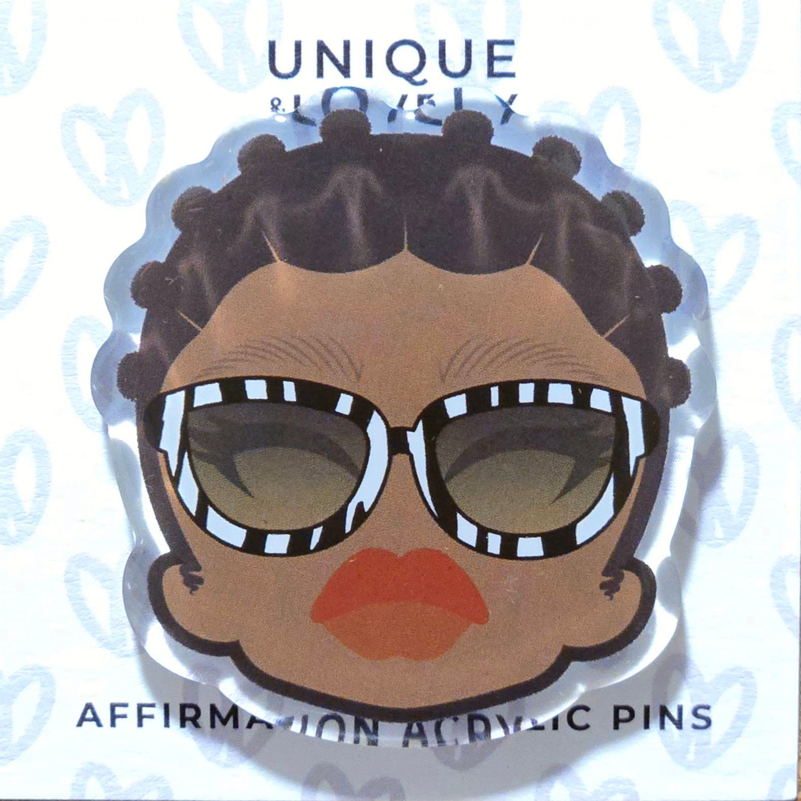 LAVA Acrylic Pin