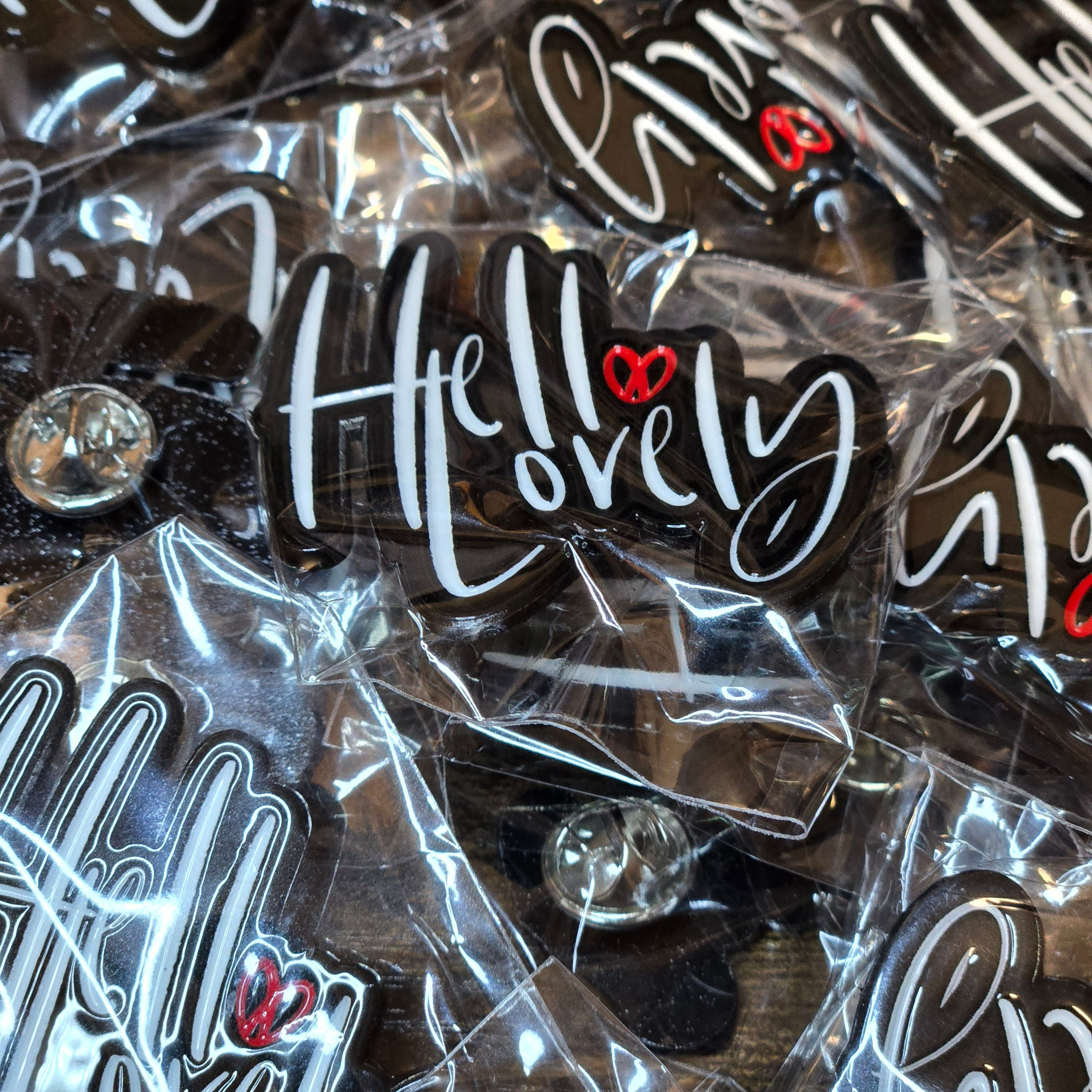 Hello Lovely Enamel Pin