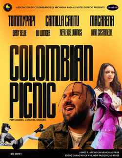 Colombian Picnic Artist Flyer 2025
