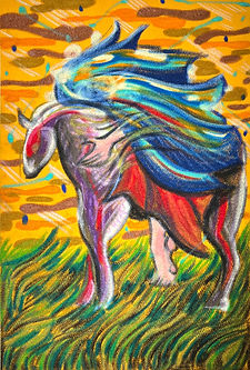 4. 방황을 담아_Oil pastel on felt_45x30cm_2024.jpg