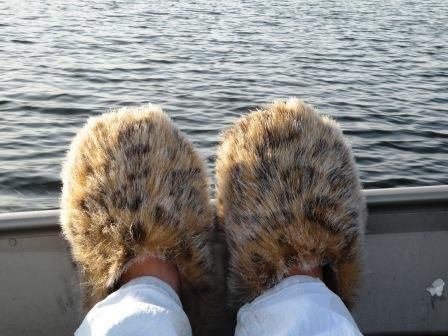 fuzzy slippers