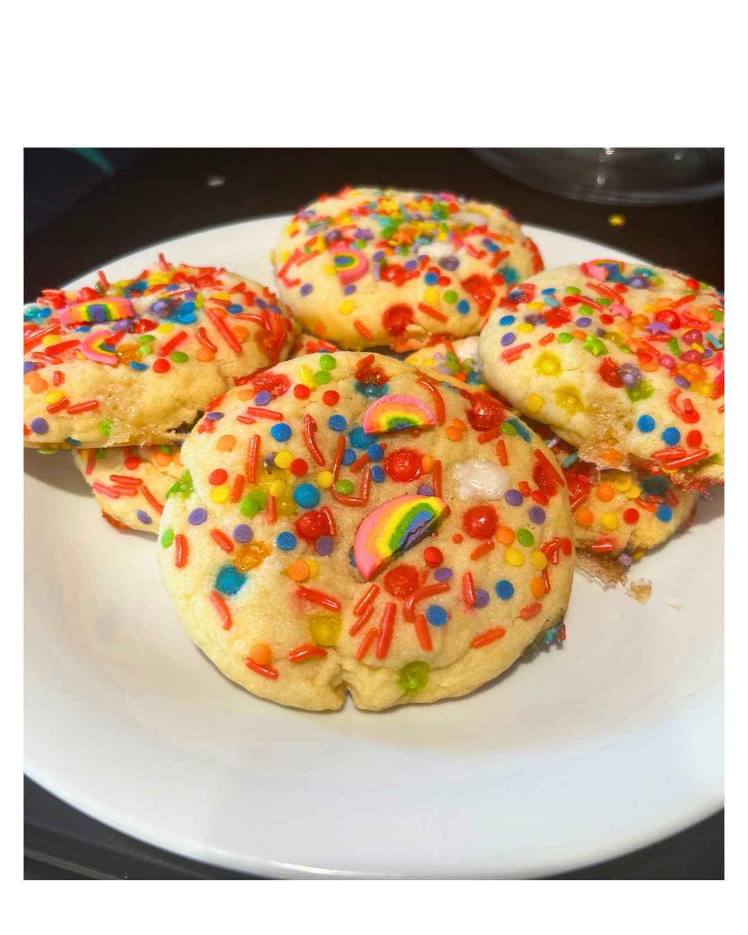 Sweet n Salty Sprinkle Cookies, Box of 8