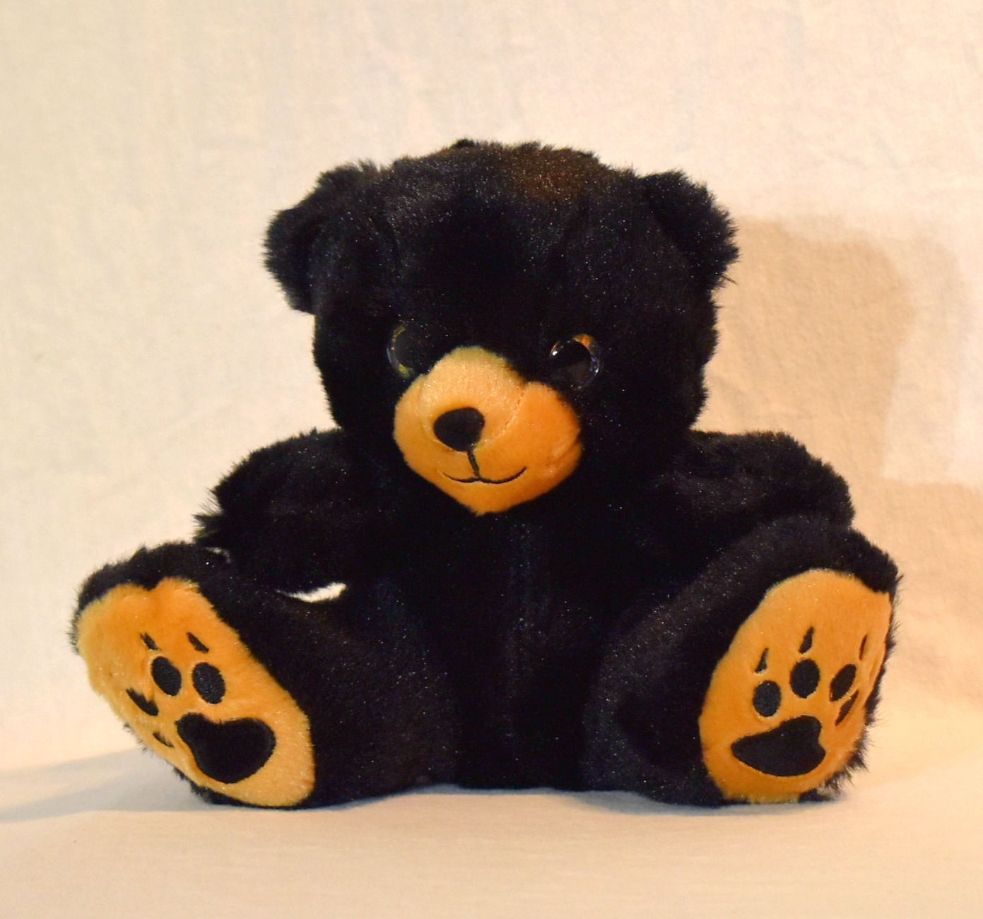 Sweet Feet Plush Black Bear  7"