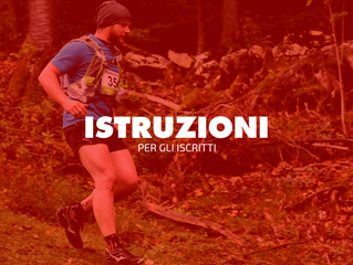 ISTRUZIONI PER RITIRO PETTORALE E VARIE