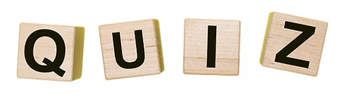 quiz écrit en lettres de Scrabble