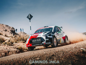 Ronmel Palomino es ganador del rally Caminos del Inca 2022