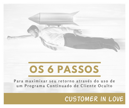 6 Passos para maximizar seu retorno através do uso de um Programa Continuado de Cliente Oculto