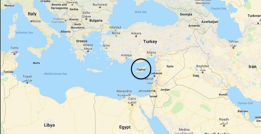 Relikor location in Cyprus