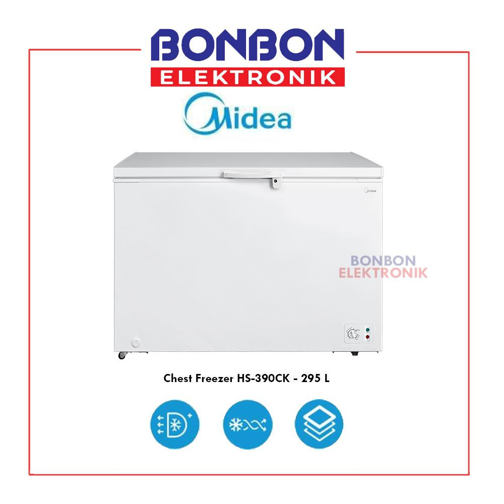 Midea Chest Freezer 295L HS-390CK / HS390CK Freezer Box