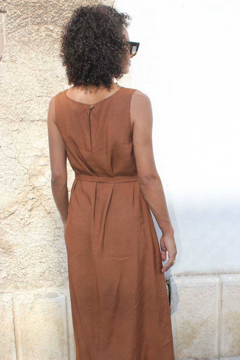 Thumbnail: Morning Dress | Brown linen