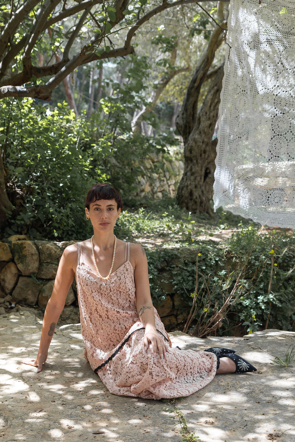 Thumbnail: FLAPPER GIRL skirt | powder pink