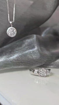 Thumbnail: Glory Necklace – Classic Diamond Ring with Bold Elegance


