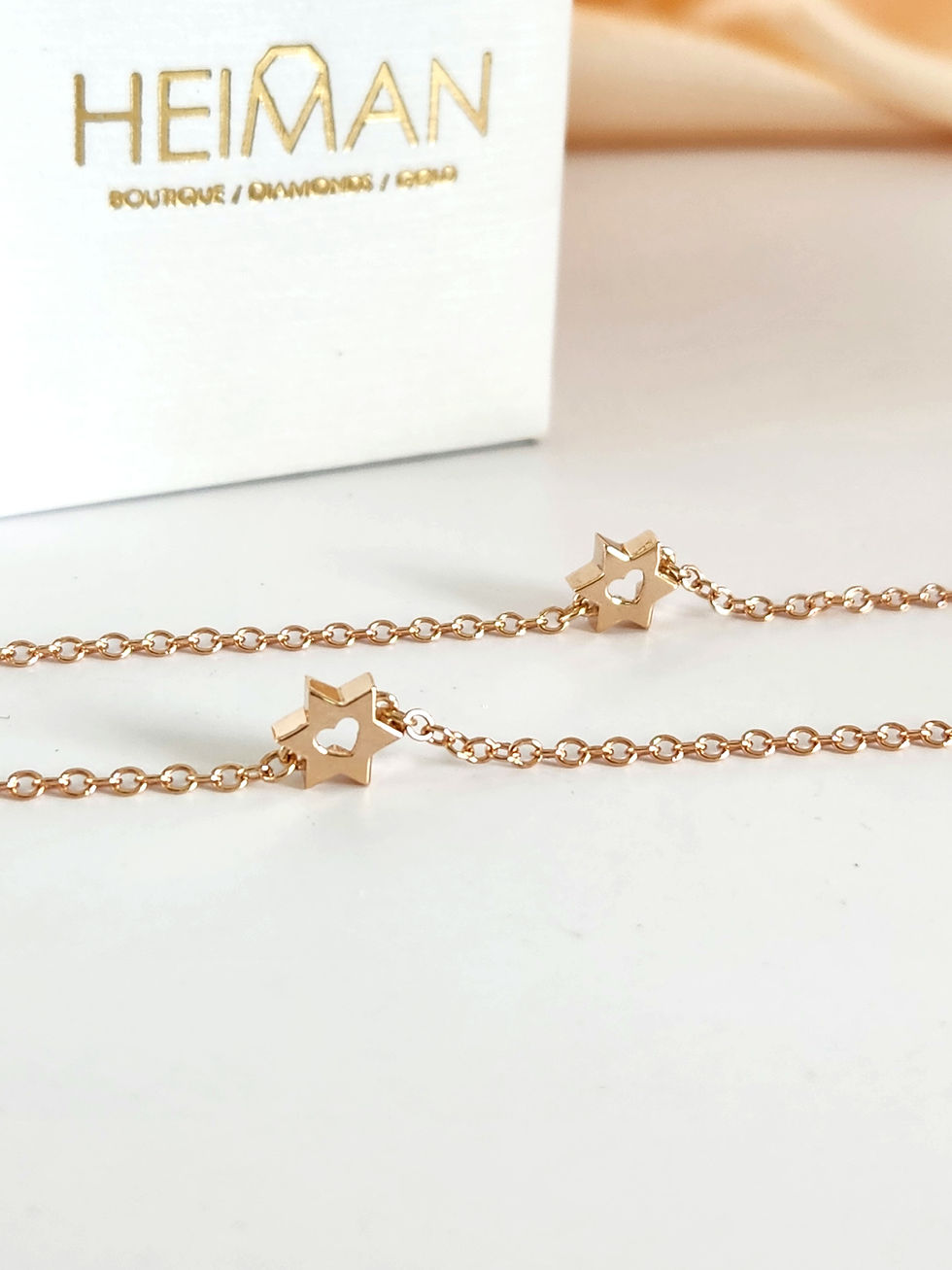 Thumbnail: Heart of David Bracelet